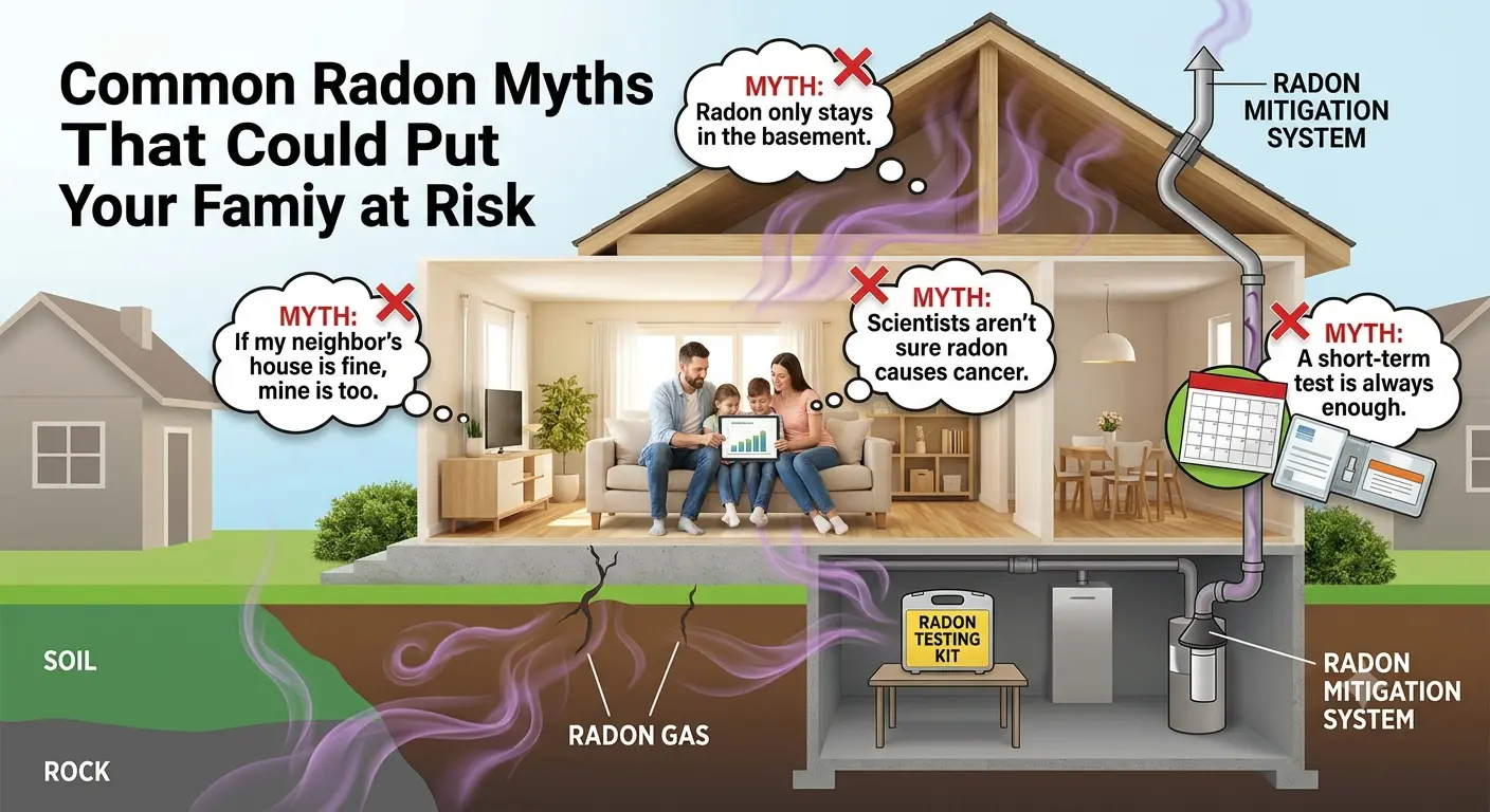 Common Radon Myths That Could Put Your Family at Risk
